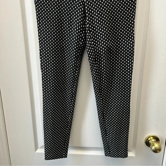 Ricki’s Pants Slim Fit Cropped Ankle Zipper Stretch Black & White Size 0 - Picture 6 of 14